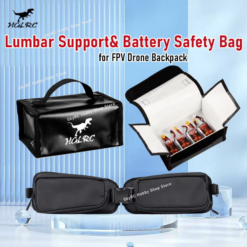 Lipo Battery Fireproof Safety Charge Box - HGLRC Sac de sécurité pour batterie
