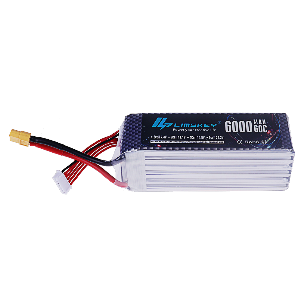 Batterie LiPo 7,4V 11,1V 14,8V - 4S Lipo Battery 14.8V 6000Mah avis et prix