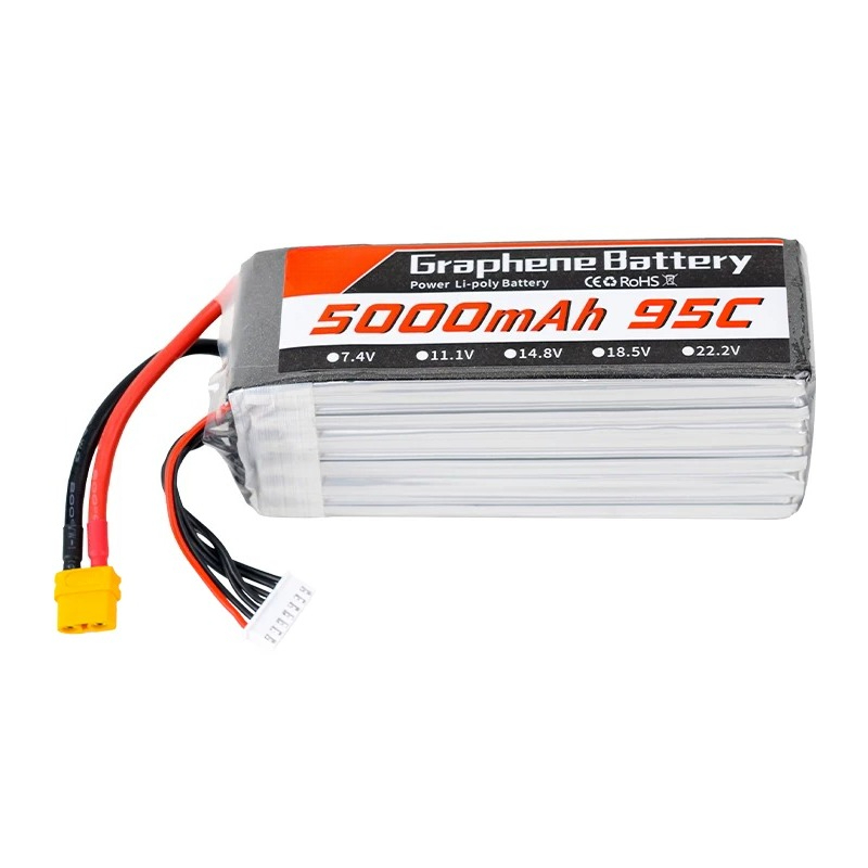Batterie Lipo au graphène 5000 - 6S Lipo Battery 22.2V 5000Mah avis et prix