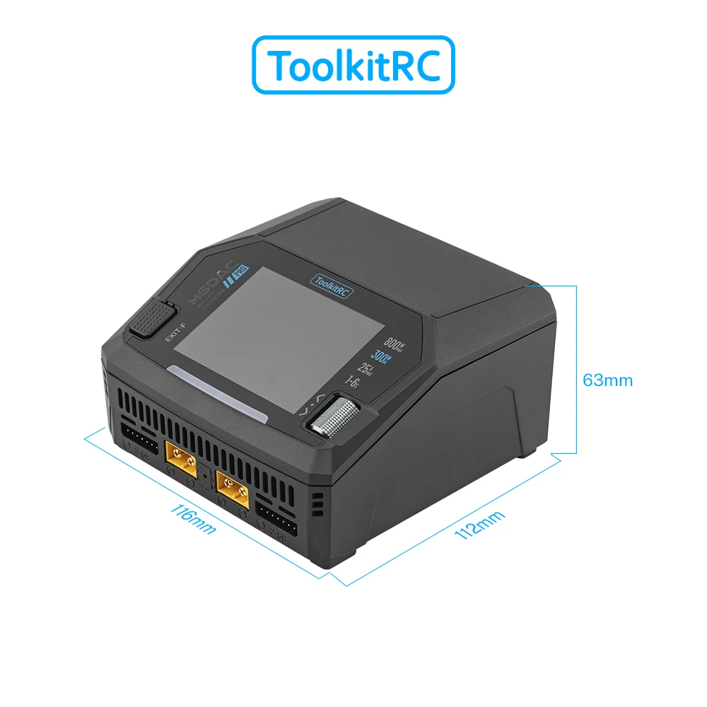 Chargeur intelligent à double  - Toolkitrc M6Dac Smart Charger avis et prix